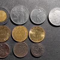 75 monete + banconote da europa (pre-euro) e mondo