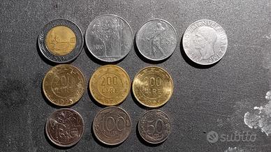 75 monete + banconote da europa (pre-euro) e mondo