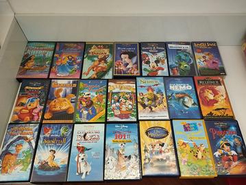 Lotto di VHS  cartoni animati Disney , Winx varie