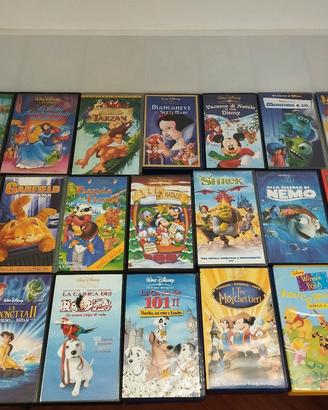 Lotto di VHS  cartoni animati Disney , Winx varie