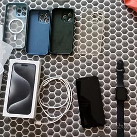 Iphone 15 pro max 256 gb e apple watch se 3