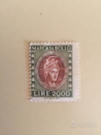 Marca da bollo da 2000 lire