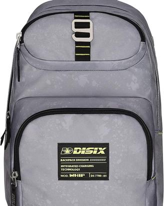 DISIX WHIP Zaino con Powerbank Integrato, 30L