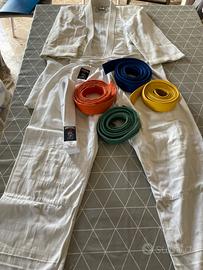 Kimono Matsukaze  bianco 150