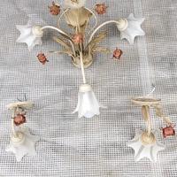 lampadario/ferro battuto 