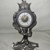 speldido orologio da tavolo  in peltro