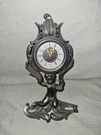 speldido orologio da tavolo  in peltro