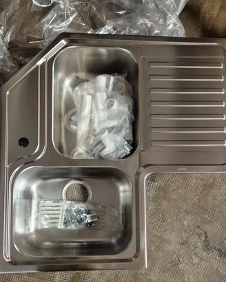 Smeg Lavello da Incasso Angolare LL2AD