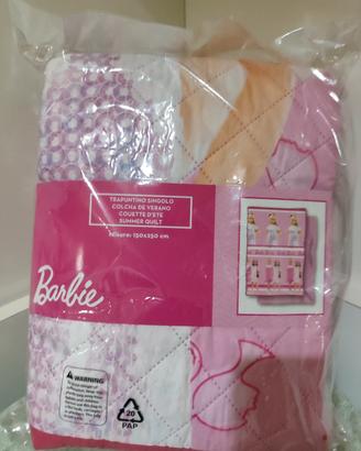 trapuntino letto singolo Barbie 