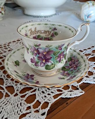 Tazza da tè Royal Albert Febbraio 