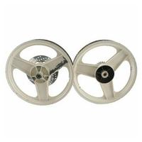 Coppia ruote Grimeca 3 razze ciclomotori tuboni