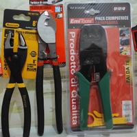 Set 5 pinze. Kit cacciavite. Kit cricchetto. Svito