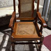 Sedia poltrona thonet antica
