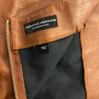Gonna ecopelle marrone Dorothy Perkins