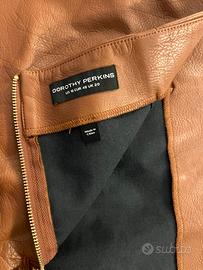 Gonna ecopelle marrone Dorothy Perkins