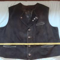 Gilet Scamosciato Stile Tirolese XXL