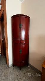 Armadio angolare etnico