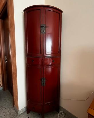 Armadio angolare etnico