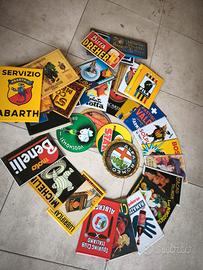 targhe vintage in metallo