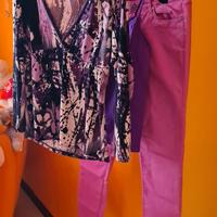 Completo donna  Pantalone+Blusa+Top