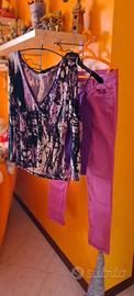 Completo donna  Pantalone+Blusa+Top