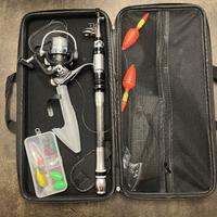 Set canna da spinning con mulinello e artificiali