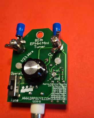 EFHW Mini Tuner QRPGUYS