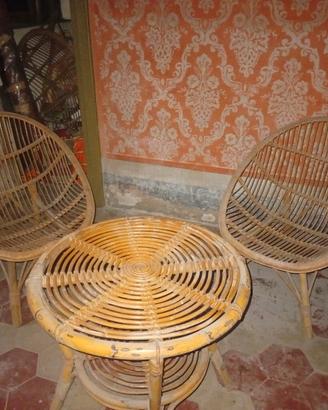 tavolo sedie per giardino  anni '60