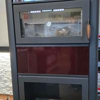 Termostufa a legna con forno LAMINOX IDRO