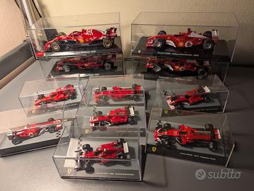 modellini ferrari f1 centuaria, 1:43 e 1:24