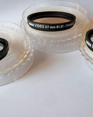 Kit 3 filtri fotografici per ottica diametro 37mm