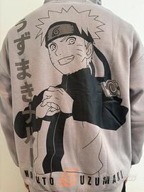 Felpa Grigia Naruto Uzumaki Primark Vintage M