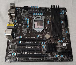 Scheda Madre Asrock B75 Pro3-M computer desktop pc