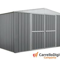 Box in lamiera Acciaio 360x260cm 9mq grigio chiaro