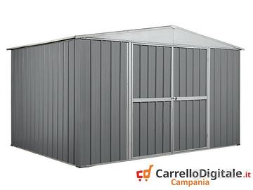 Box in lamiera Acciaio 360x260cm 9mq grigio chiaro