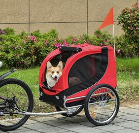 Trasportino per cani da bici