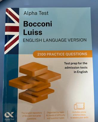 Alpha test Bocconi, Luiss English language version