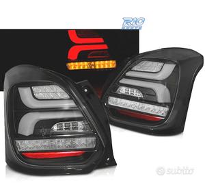 FANALI SUZUKI SWIFT 17- BARRE LED DINAMICHE NERE