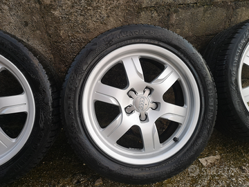 CERCHI AUDI ORIGINALI PIU GOMME quattro stagioni