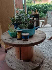Grande bobina in legno