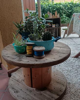 Grande bobina in legno