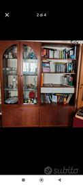 Libreria in legno ciliegio 