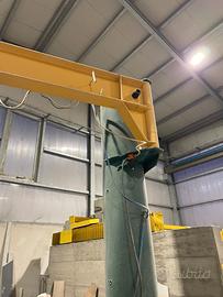 Gru a bandiera a colonna