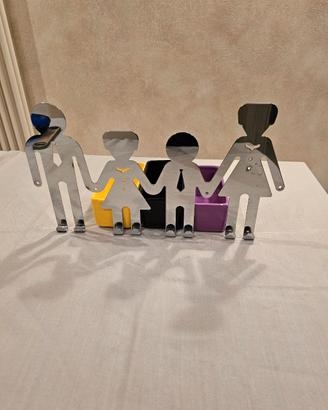 Appendi abiti in acciaio