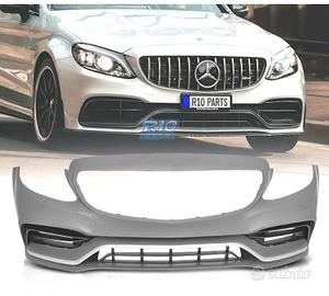 PARAURTI ANTERIORE MERCEDES CLASSE C W205 18- LOOK