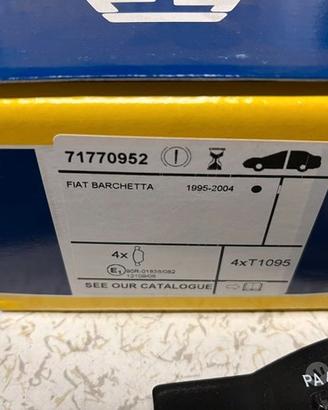 Kit pastiglie freno 71770952 Fiat Punto/Bravo/Alfa