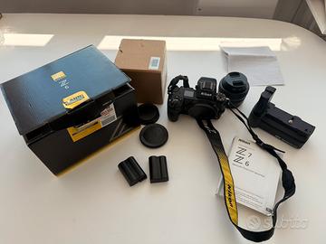 Nikon Z6 + obiettivo + battery grip + accessori