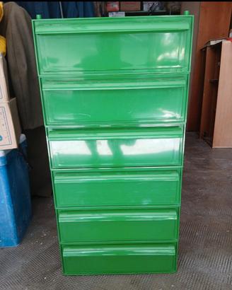 Cassettiera Kartell 4602 Simon Fussel anni 70