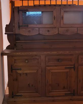 credenza stile rustico