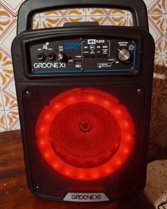 Cassa karaok bluetooth groove X1